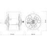 Suporte Enrolador Manual de Mangueira Parede Quintal Jardim Garagem | Tramontina - 12