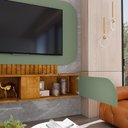 Ver imagem 4 de Painel Jurerê para Tv de 55" Naturalle/pistache - Bechara