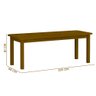 Conjunto Mesa de Jantar Madeira Maciça Safira com 10 Lugares Imbuia - 3