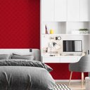Ver imagem 2 de Papel de Parede Arabesco Vermelho Forte Gh Papel de Parede 3,3m