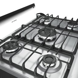 Fogão Mueller 5 Bocas Decorato Gourmet Inox com Timer e Tripla Chama Inox Bivolt - 5