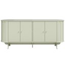 Ver imagem 3 de Balcão Aparador Buffet Curvo 180 cm com 4 Portas Off-White - Dalla Costa