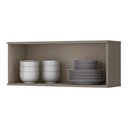 Ver imagem 2 de Armário Aéreo 80cm 1 Porta Basculante 100% MDF Connect Duna/Cristal - Henn