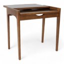 Ver imagem 3 de Mesa Aparador Extensível Smart em Madeira Maciça - Pinhão com Vidro Preto