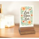Ver imagem 4 de Placa Decorativa de Mesa Lar Doce Lar