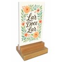 Ver imagem 1 de Placa Decorativa de Mesa Lar Doce Lar