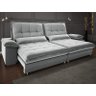 Sofá Bergamo 2,90m Retrátil e Reclinável Veludocristal Cinza - Netsofas - 1