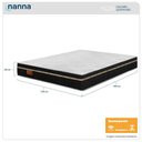 Ver imagem 2 de Colchão Queen Size Bio Magnético Massageador e Ortopédico Espuma D33 158x198x28cm