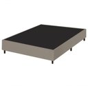 Ver imagem 3 de Cama Base Box Casal Bege Suede 38x138x188