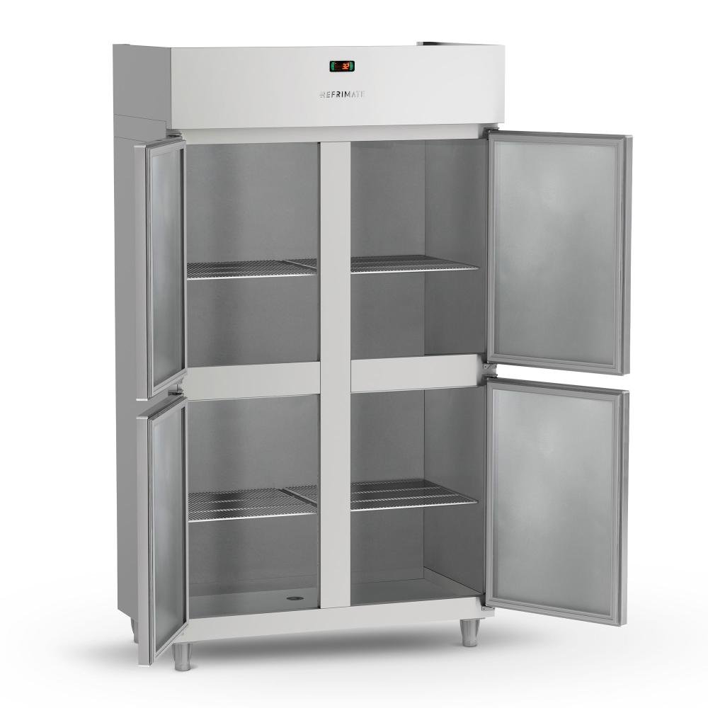 Mini Câmara Refrigerados Refrimate Inox 4 Portas 220v Mcr4p - 1