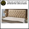Cabeceira King Size Cama de Casal Box Estofada 1,95m Quarto Suede Sofia:marrom - 9