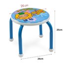 Ver imagem 6 de Banquinho Infantil Cadeira Estudo Quarto Lanche Banco Crianca Reforcada Azul