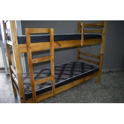 Beliche Solteiro Madeira Maciça 78cm | Cor Imbuia | Compacta e Resistente - 2