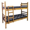 Ver imagem 4 de Beliche Solteiro Madeira Maciça 78cm | Cor Imbuia | Compacta e Resistente