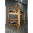 Ver imagem 3 de Beliche Solteiro Madeira Maciça 78cm | Cor Imbuia | Compacta e Resistente