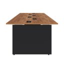 Ver imagem 5 de Mesa de Trabalho Escritório para 6 Pessoas 2,70m Nogal F5