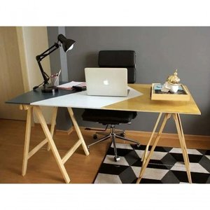 Cavalete De Madeira Para Mesa Atelie Apoio Tampo 80cm
