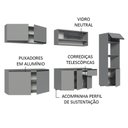 Ver imagem 5 de Armário de Cozinha Completa 300cm Suspenso Nice Madesa 03