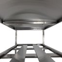Ver imagem 6 de Mesa Aço Inox Industrial 100x70x90 Cm Prateleira Dupla Fenestrada Nortinox