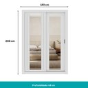Ver imagem 7 de Guarda Roupa Solteiro 2 Portas Darvi Prime Carraro Ripado Branco