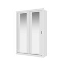 Ver imagem 6 de Guarda Roupa Solteiro 2 Portas Darvi Prime Carraro Ripado Branco