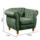 Ver imagem 5 de Sofá Nobreza Poltrona Chesterfield Vintage Retrô Clássico