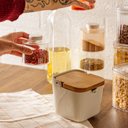 Ver imagem 7 de Saleiro em Cerâmica Tradicional Tampa Bambu e Colher 10,5cm