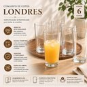 Ver imagem 7 de Yeet Kit 6 Copos Vidro Londres 225ml com Design Minimalista e Uso para Água Suco