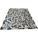 Ver imagem 1 de Tapete de Couro Marrom Misto 2,00x2,50 com Borda Peça 5x5cm