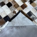 Ver imagem 3 de Tapete de Couro Marrom Misto 2,00x2,50 com Borda Peça 5x5cm