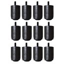Ver imagem 4 de Kit 12 Pés para Cama Box ou Baú Queen ou King Size P63 Preto Madeira Maciça