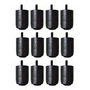 Ver imagem 1 de Kit 12 Pés para Cama Box ou Baú Queen ou King Size P63 Preto Madeira Maciça