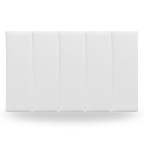 Kit 5 Peças Cabeceira Modular Cama Box 45x20 Solteiro Cores:branco