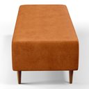 Ver imagem 6 de Puff Decorativo Sala de Estar Bali W01 Pés Palito 120x50 Cm Couríssimo Canela - Lyam Decor