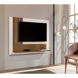 Painel para Tv até 43 Polegadas 1 Prateleira Jb 5119 Luxo Perola/nature - 2