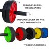 Roda Rolo Rodinha Aparelho Para Abdominal Exercícios Musculação Academia Em Casa Fitness - 3