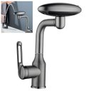 Ver imagem 1 de Torneira Monocomando Banheiro Cozinha Rotaçao 360 Graus Quatro Jatos de Agua Cascata Cortina de Agua