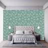 Papel de Parede Sala Verde-Água Pirâmide Auto Colante 3m - 8