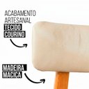 Ver imagem 3 de Kit 8 Cadeiras de Jantar Alice Madeira Mel Courino Bege