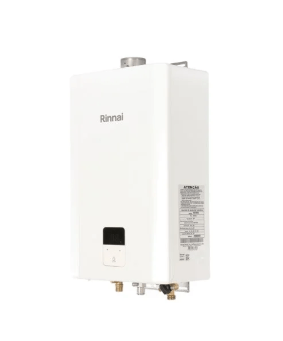 Aquecedor de Água Rinnai E10 Digital - Vazão 10 Litros - Branco - Glp (gas de Botijão) Reu-e100 Fehb - 8