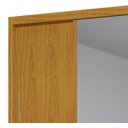 Ver imagem 3 de Guarda-Roupa com Espelho 3 Portas e Pés Royale Naturale - Gelius Móveis