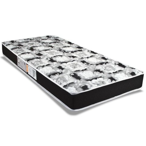 Colchão Solteiro Espuma D28 Celebrity Black (78x188x14) Luckspuma