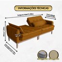 Ver imagem 3 de Sofá Cama Rivieira 2,30m-terra