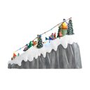 Ver imagem 5 de Vila Natalina Iluminada Enfeite Decorativo Natal Mesa Estante Aparador Sala Casa Loja Vitrine Arvore