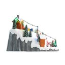Ver imagem 6 de Vila Natalina Iluminada Enfeite Decorativo Natal Mesa Estante Aparador Sala Casa Loja Vitrine Arvore