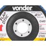 Flap disc 4.1/2" g40 costado fibra cônico p/ aço carb e inox - 2