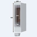 Ver imagem 2 de Balcão Henn Americana Porta Toalha 20cm S/ Tampo