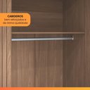 Ver imagem 5 de Guarda Roupas Casal Detalhes Frisados com 6 Portas 4 Gavetas Buriti Andirá Madeirado / Areia