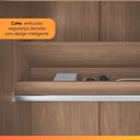 Ver imagem 4 de Guarda Roupas Casal Detalhes Frisados com 6 Portas 4 Gavetas Buriti Andirá Madeirado / Areia