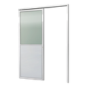 Ver imagem 1 de Porta de Correr Suspensa Meia Lambril Meia Vidro Dir L.25 Branca 210x80 Brimak